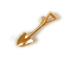 Gravedigger's Shovel Lapel Pin